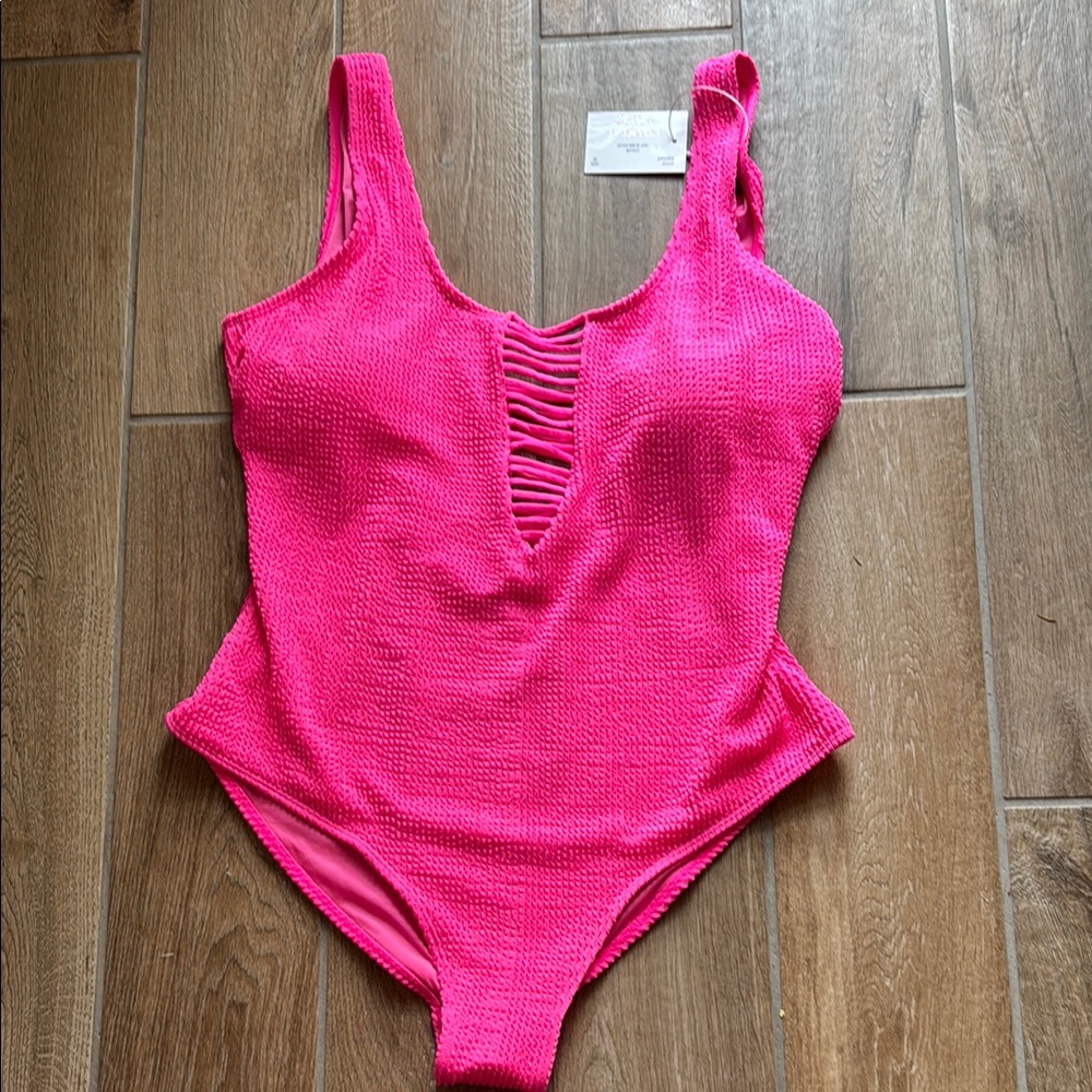 Vibrant Pink One-Piece Swimsuit